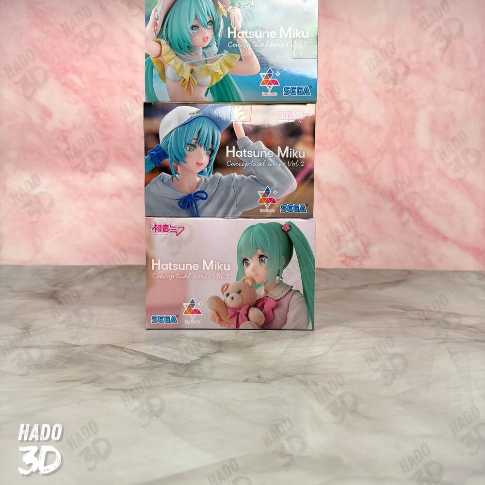 Hatsune Miku Figure Hatsune Miku Conceptual Series Vol 1-3 Figure Set Luminasta - Picture 6 of 7